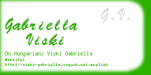 gabriella viski business card